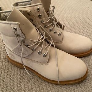Men’s - white timberland boots